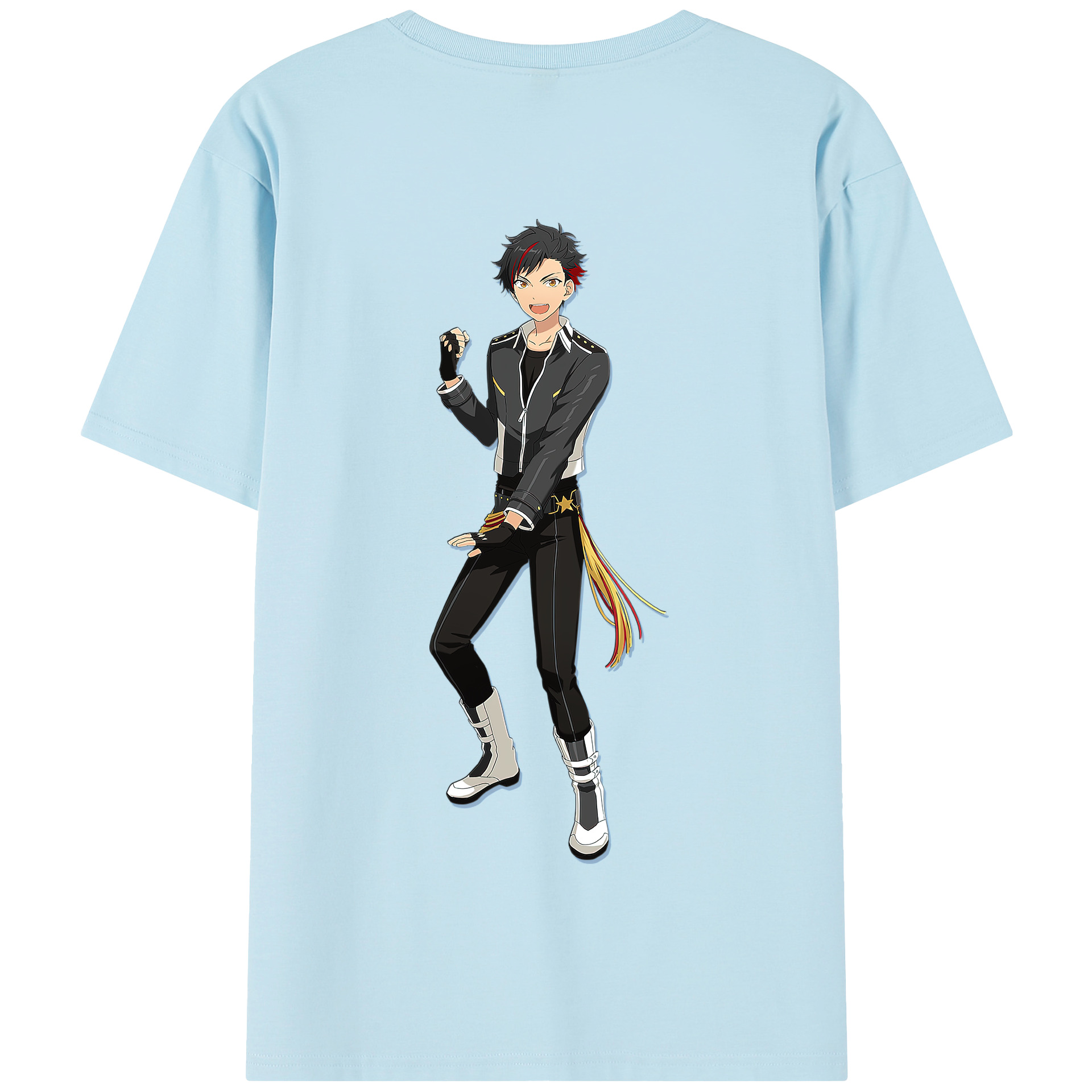 （画像用） あんさんぶるスターズ! Ensemble Stars 綿100％半袖Tシャツ（背面プリント）